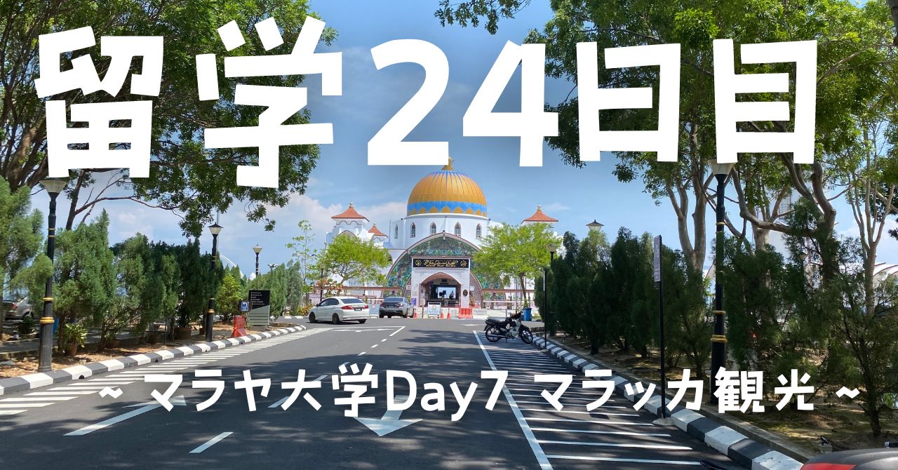 post-sumbnale-留学24日目　〜マラヤ大学Day7 マラッカ観光〜